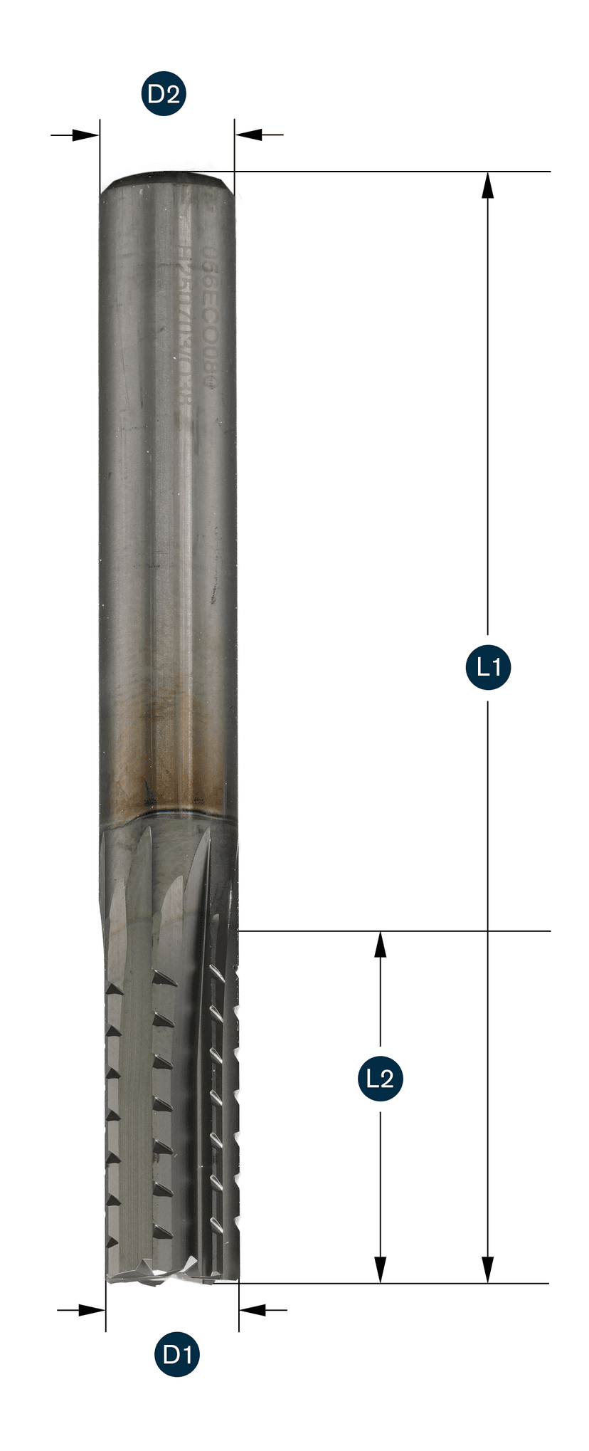 HEXA CUT®- FRÄSER Z7 gerade - neutral