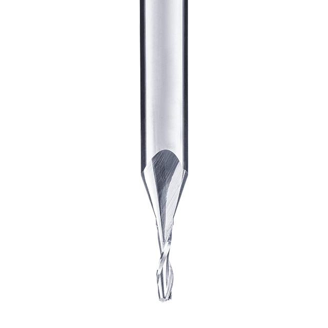 SHARP-LINE End mill 2F ZR · 1 cutter over the center · right helix - right cutting