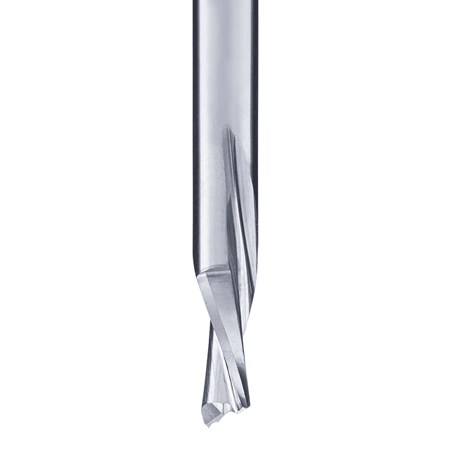 SHARP-LINE End mill 2F SR · 1 cutter over the center · left helix - right cutting