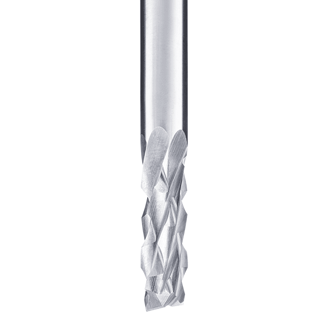 Carbon-End mill 2F · end mill style - push cut · GR toothed