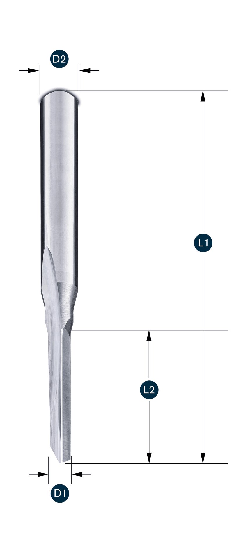 HSC-Fäser Z1 GR gerade-rechtsschneidend