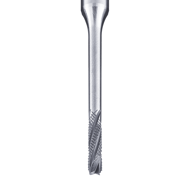 Zirkonator-toric end mill F4, right helix - right cutting, DIP-coated