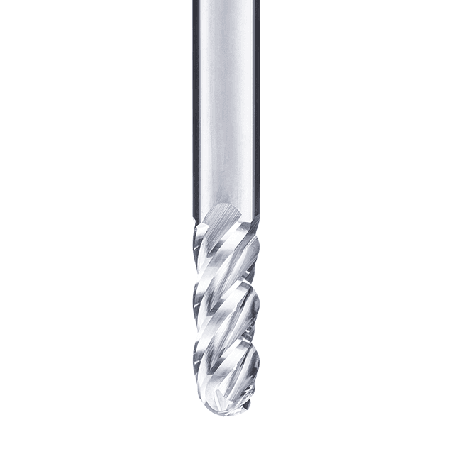 HSC-Ball end mill 4F · right helix - right cutting