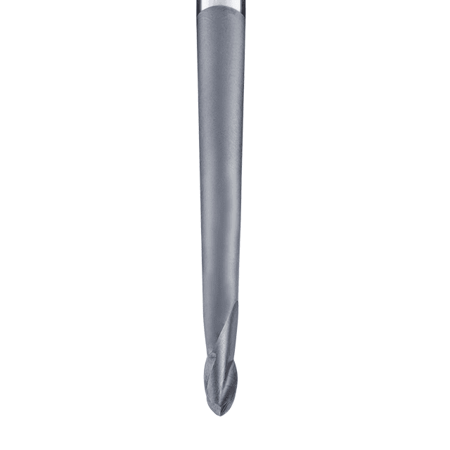 Ball end mill 2F - conic · ball radius R = 0,5 x d