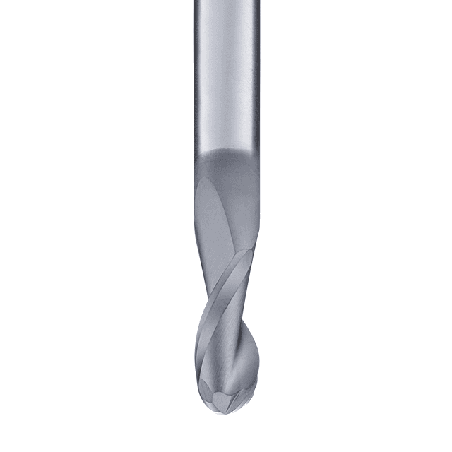 Ball end mill 2F ·ball radius R = 0,5 x d