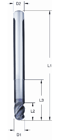 Radiusfräser Z4