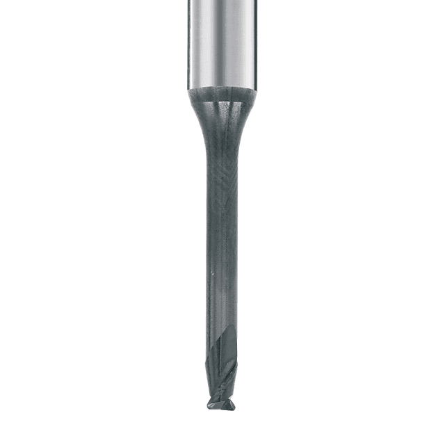 Ball end mill 2F for cobalt-chrome