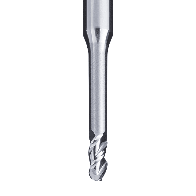 Dental-Line Ball end mill 3 F ZR right-right cut