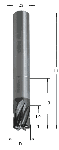 Hochvorschub-Torusfräser Z6