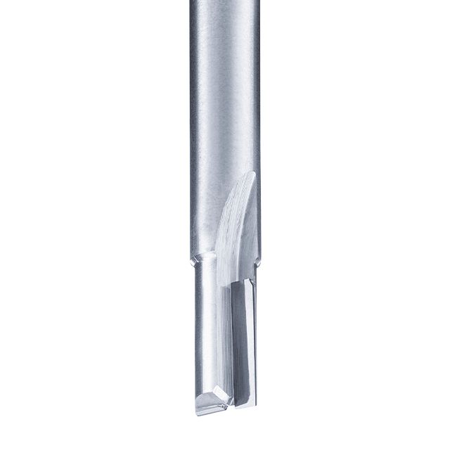 PCD-Toric end mill 2F · push- right cutting