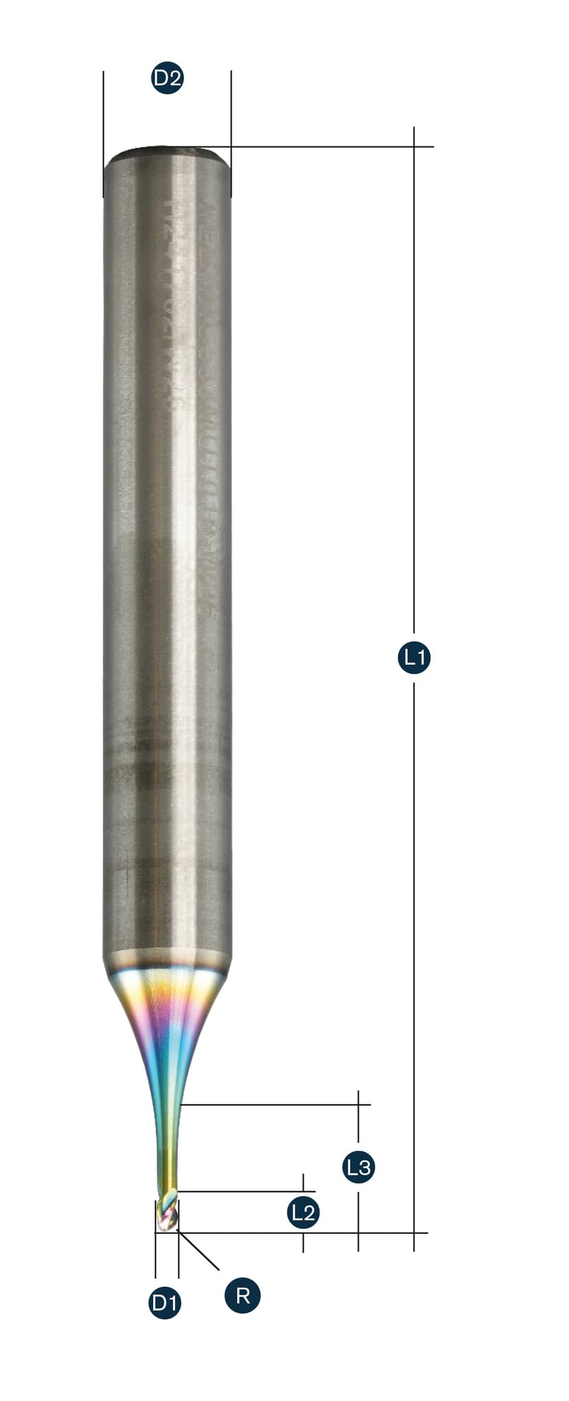 Mini Kugelfräser "C-Razor" Z3